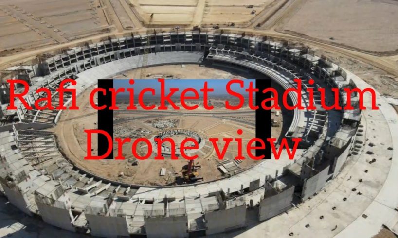 Rafi Cricket stadium drone camera view Rafi Cricket stadium has beautiful views through drone camer