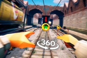 360° POV Subway Surfers in Real Life! RTX ON (4K VR video)