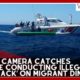 Drone Camera Catches Greece Conducting Illegal ‘Pushback’ on Migrant Dinghy
