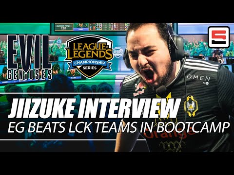 Jiizuke on moving into the LCS and EG's bootcamp in Korea | ESPN Esports