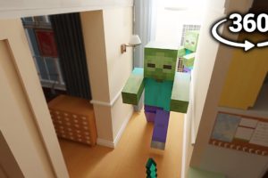 360° - MOBS IN YOUR HOUSE! Minecraft VR Experience