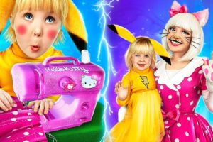 Extreme Makeover with Gadgets from TikTok! From Pikachu to Hello Kitty! Pokemon in Real Life!