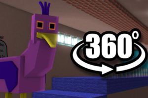 Opila Bird Chase Scene - Minecraft 360° VR Animation