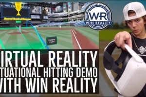 Virtual Reality Baseball Training Demo with the NEW WIN Reality Situational Hitting for Oculus 2