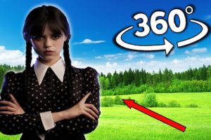 360 Wednesday Addams Finding Challenge #3 But it's 360 degree video | VR 360