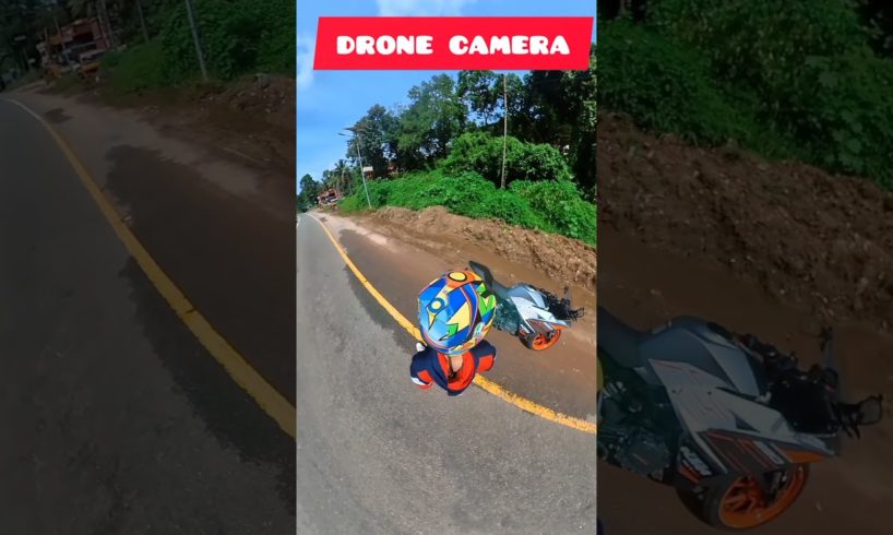 drone camera bike ride shoot 🔥🔥 #shorts #bike
