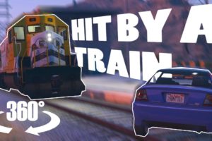 Hit By A Train In Virtual Reality! | A 360° Experience | GTA VR