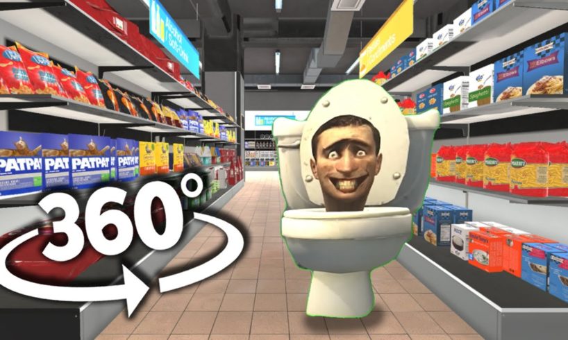 Skibidi Toilet 360° - Supermarket | VR/360° Experience