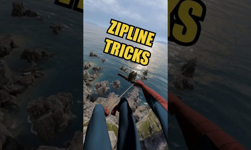 Spider-Man Zipline VR 😱 #vr #virtualreality #spiderman #gaming