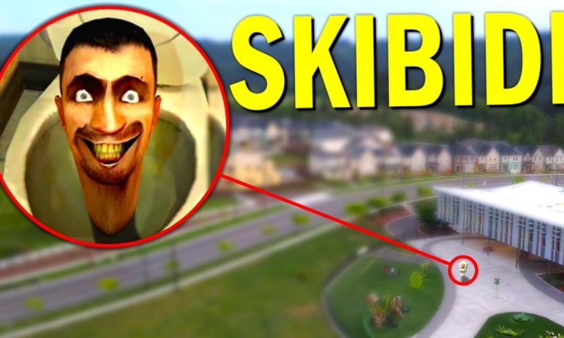 Drone Catches SKIBIDI TOILET IN REAL LIFE!! *SKIBIDI BOP YES YES YES*