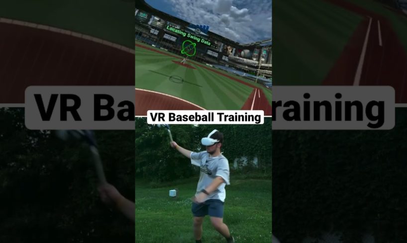 NEW Virtual Reality Baseball Hitting Training!