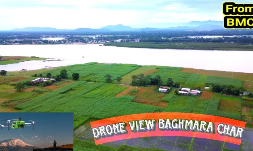 Drone Camera View Baghmara Simlitola Bazar and Jaljali River, From BMC