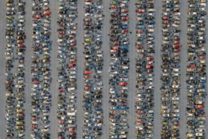 Parking Lot - Photo Shot By DRONE CAMERA