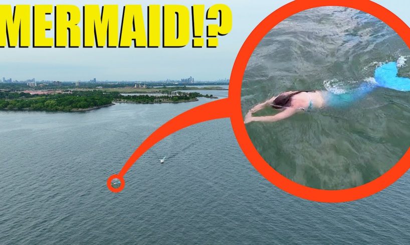 You won’t believe what my drone caught on camera! (little mermaid?)