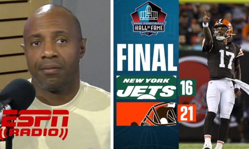 "Jets defense is so bad" - Jay Williams on Dorian Thompson-Robinson shines in Browns beat Jets 21-16