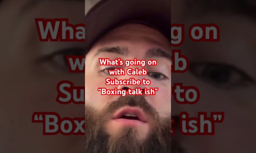 Caleb telling how it went #boxing #floydmayweather #boxingego #boxinglife #espn #esports