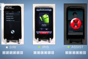 Siri on iPhone 4S vs Android Voice Assistant Apps Iris & SpeakToIt Test