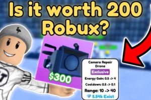 200 Robux for Camera Repair Drone...(is it worth it?) | [💥EP 57] Toilet Tower Defense (ROBLOX)