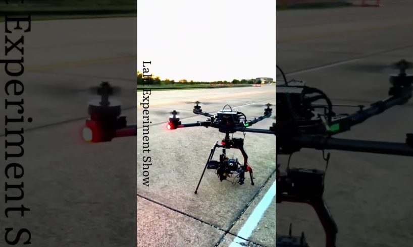 बड़े ड्रोन कैमरा विमान कुछ ऐसे दिखते 🤩🤩 Biggest Drone Camera Gimbal...Lalit Experiment Show #shorts