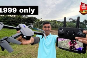 DRONES WALLAH E88 UPGRADE VERSION FOLDABLE CAMERA DRONE UNBOXING & REVIEW | ₹1999 ONLY