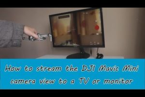 HOW TO LIVE STREAM DJI DRONES TO A TV / MONITOR