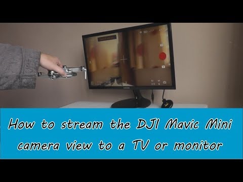 HOW TO LIVE STREAM DJI DRONES TO A TV / MONITOR
