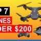 ✅Top 7 Best Drones Under $200 in 2023 { Review }