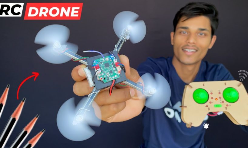 घर पर बनाओ पेंसिल से Drone 💯 Working | How To Make Drone At Home