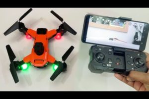 Mini Foldable drone Unboxing | HQ WiFi camera, 2.4GHZ APP control drone in india