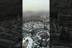 Subhan Allah🫀🤲 Drone camera view of Kabah ❤️🥺#dronevideo #mecca #mayallah #ytshorts #youtubeshorts