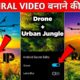 Trending Drone Name 🚁 Video Editing 100% Viral😳🔥? Drone Name Art Wali Video Kaise Banaye