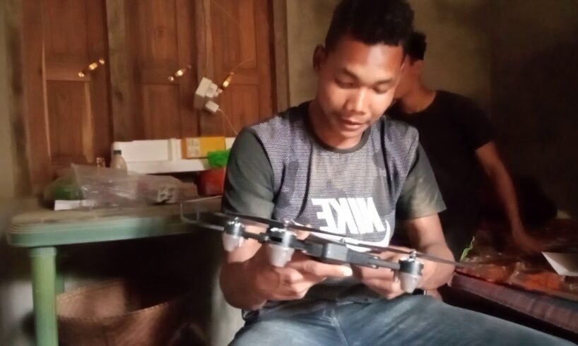 Drone camera unboxing