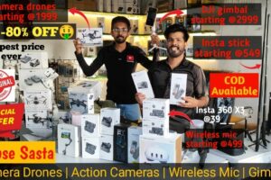 DRONE, ACTION CAMERA, GIMBAL, WIRELESS MIC STORE IN MUMBAI | CHEAPEST DJI DRONE | CAMERA MARKET |DJI