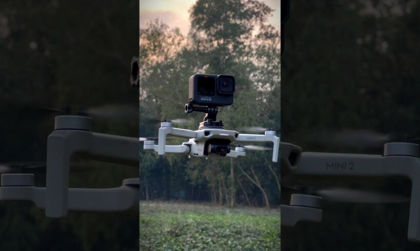Drone with GoPro best view #drone #goprohero9 #fun #bdbikerswapan #shorts #djimini2 #nature