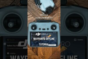 DJI Mini 4 Pro | Waypoints Offline quick tutorial #youtuber #shorts #drone