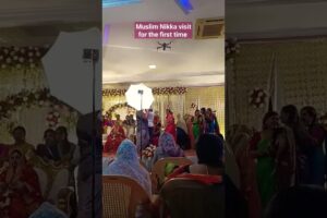 Bouncers and Drone camera at Rich Muslim wedding
