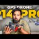 P14 Pro Gps Best Dual Camera Foldable Drone With Wi-Fi App Control & Brushless Motor