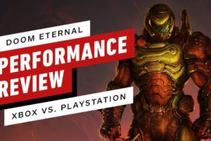 Doom Eternal Series X Upgrade vs PS5 Upgrade - Performance Review