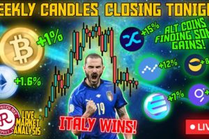 BITCOIN LIVE : WEEKLY CLOSE, ITALY WINS