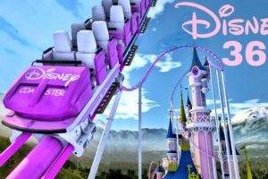 ? Disney Castle Roller Coaster 360 VR POV immersive virtual Reality 4K 3D ride