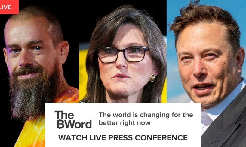 Bitcoin: Elon Musk, Jack Dorsey & Cathie Wood Talk Bitcoin at The B Word Conference !!! 2021
