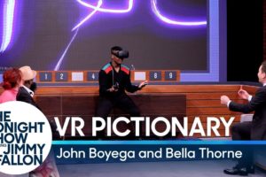 Virtual Reality Pictionary with John Boyega and Bella Thorne