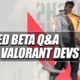 VALORANT Beta Launch Q&A with lead developers SuperCakes and Ziegler | ESPN Esports