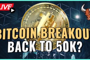 MASSIVE Bitcoin Breakout Could Be Coming TODAY! - Bitcoin Headed Back to $50k? Coffee N Crypto LIVE