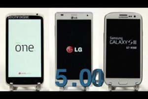 Galaxy S3 vs HTC One X vs LG 4X Quad-core Speed Test