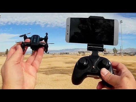 JX 1601HW Micro Folding FPV Camera Drone Flight Test Review