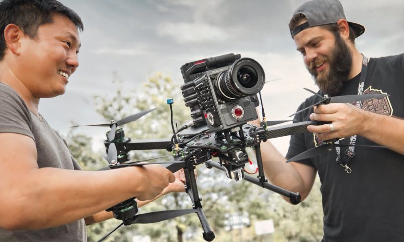 Putting Our RED Cinema Camera on a 100mph FPV Racing Drone