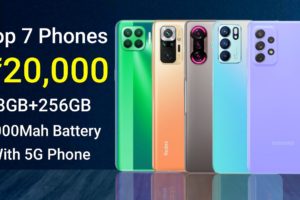 Top 7 Best Smartphones Under 20000 | 8GB+256GB, 7000MAH Battery | Best Mobile Phone Under 20000 |