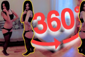 360 video Girl Hide and seek in virtual reality great with VR headset