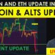 Bitcoin and Alts Update in Hindi -  Ethereum’s London Hard Fork Update - Hold or Sale - LIVE NOW